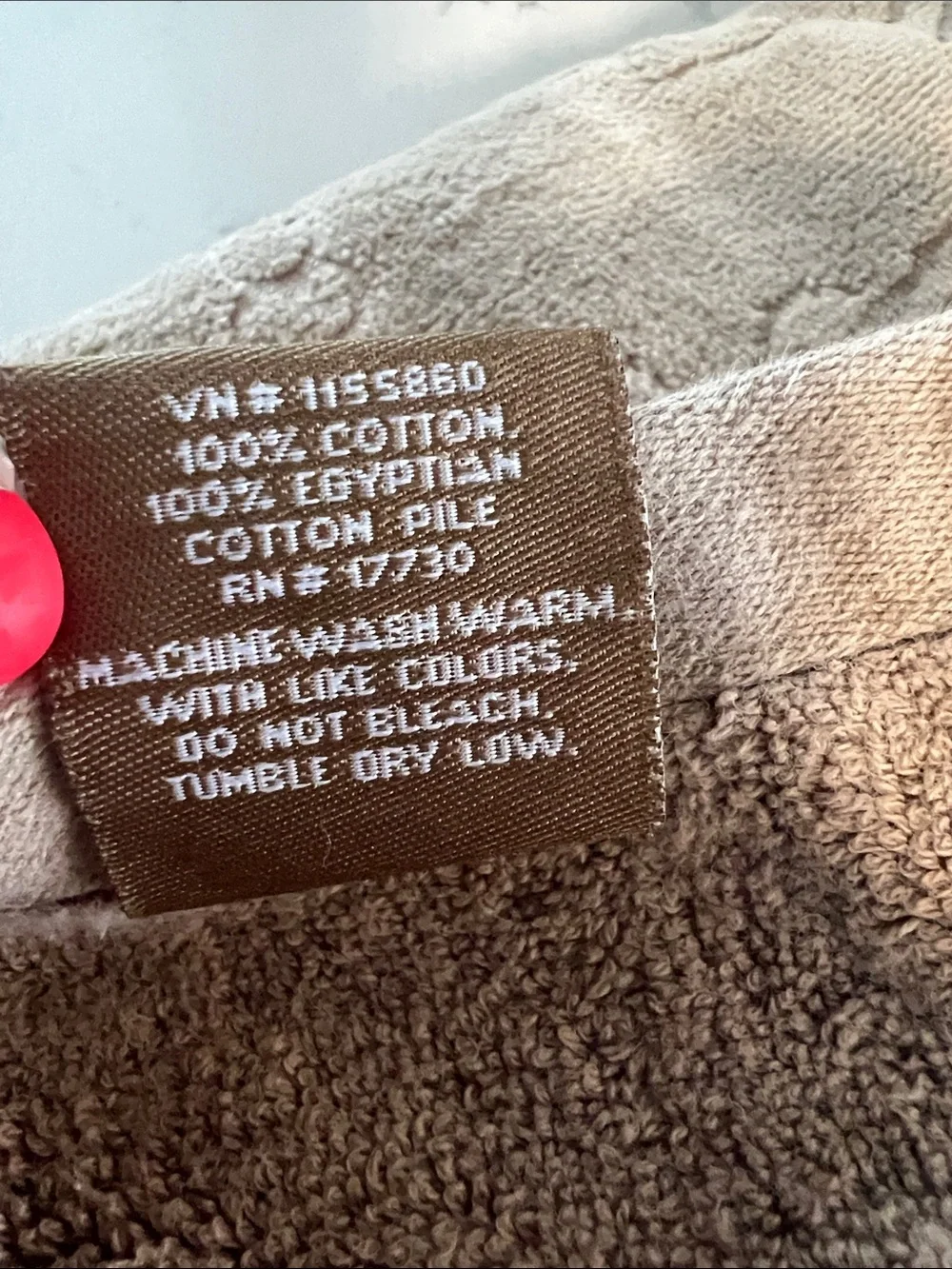 Fieldcrest Luxury Sculpted Bath Beach Towel